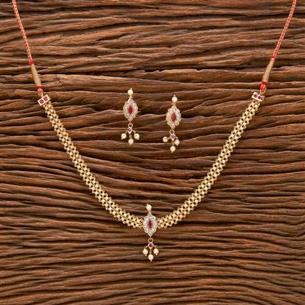 Antique Classic Necklace With Gold Plating