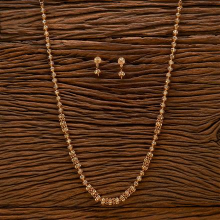 Antique Long Necklace With Gold Plating