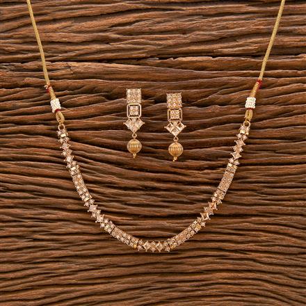 Antique Delicate Necklace With Gold Plating