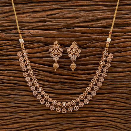 Antique Classic Necklace With Gold Plating