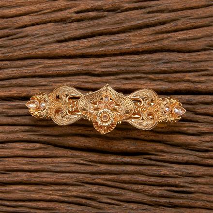 Antique Classic Hair Clip With Gold Plating