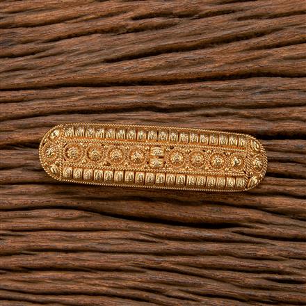 Antique Plain Gold Hair Clip With Gold Plating