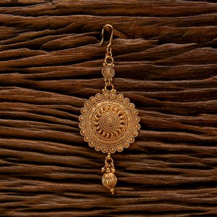 Antique Plain Gold Tikka With Gold Plating