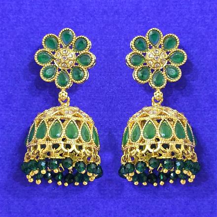 Antique Jhumki With Gold Plating