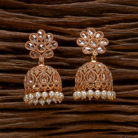 Antique Jhumki With Gold Plating