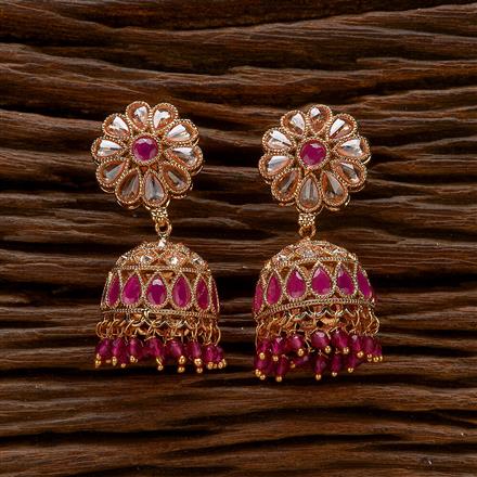 Antique Jhumki With Gold Plating