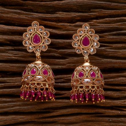 Antique Jhumki With Gold Plating