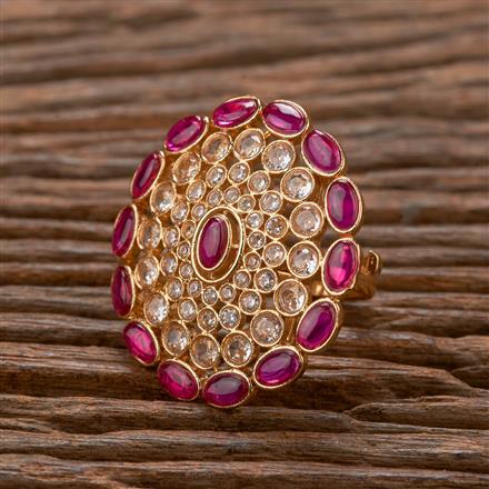 Antique Adjustable Ring With Gold Plating