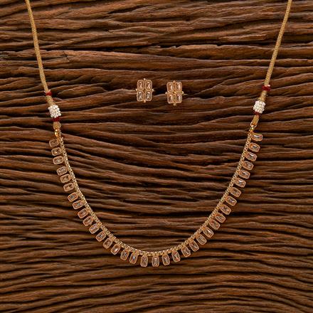 Antique Delicate Necklace With Gold Plating