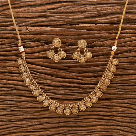 Antique Delicate Necklace With Gold Plating