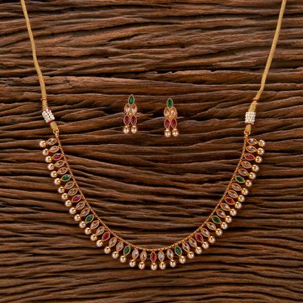 Antique Delicate Necklace With Gold Plating