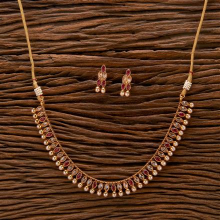 Antique Delicate Necklace With Gold Plating