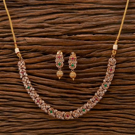 Antique Classic Necklace With Gold Plating