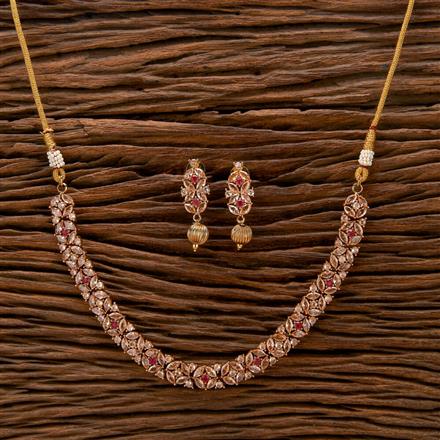 Antique Classic Necklace With Gold Plating