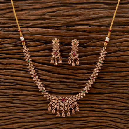 Antique Classic Necklace With Gold Plating