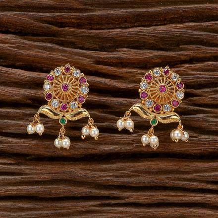 Antique Pearl Tops With Gold Plating