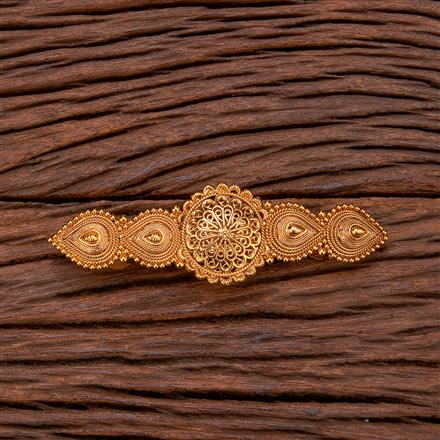 Antique Plain Gold Hair Clip With Gold Plating