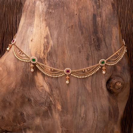Antique Moti Belt With Gold Plating