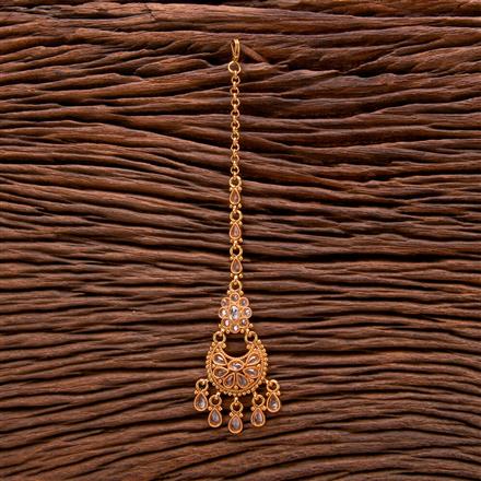 Antique Chand Tikka With Gold Plating