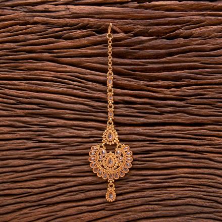 Antique Chand Tikka With Gold Plating