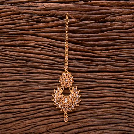 Antique Chand Tikka With Gold Plating