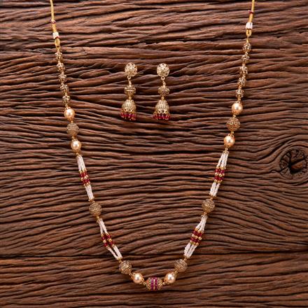 Antique Mala Necklace With Gold Plating