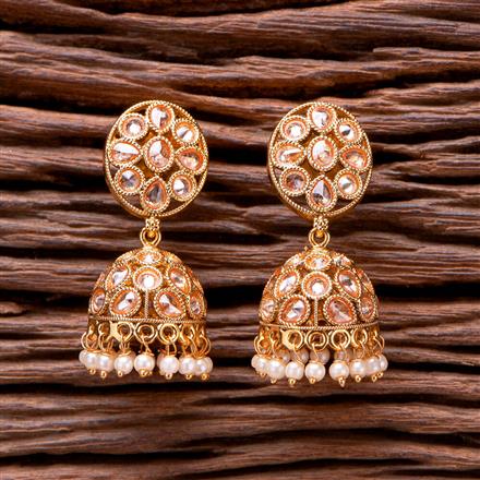 Antique Jhumki With Gold Plating