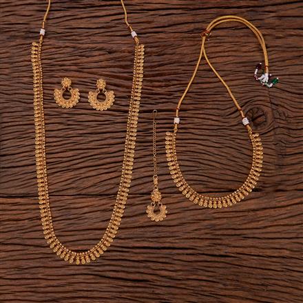 Antique Combo Necklace Set With Gold Plating