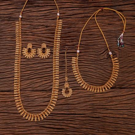 Antique Combo Necklace Set With Gold Plating