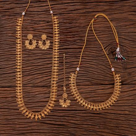 Antique Combo Necklace Set With Gold Plating