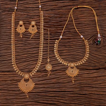 Antique Combo Necklace Set With Gold Plating