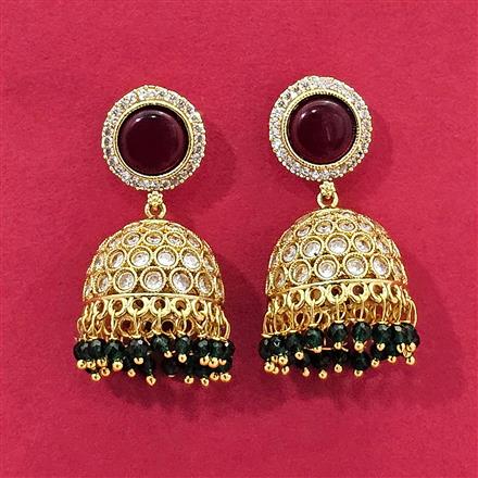Antique Jhumki With Gold Plating