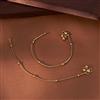 Antique Baby Payal With Gold Plating