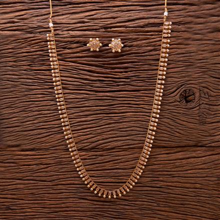 Antique Long Necklace With Gold Plating