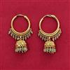 Antique Moti Jhumki With Gold Plating