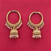 Antique Moti Jhumki With Gold Plating