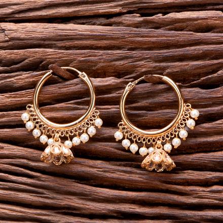 Antique Jhumki With Gold Plating