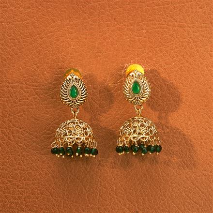 Antique Jhumki With Gold Plating
