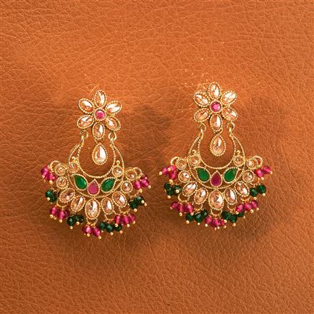 Antique Chand Earring With Gold Plating