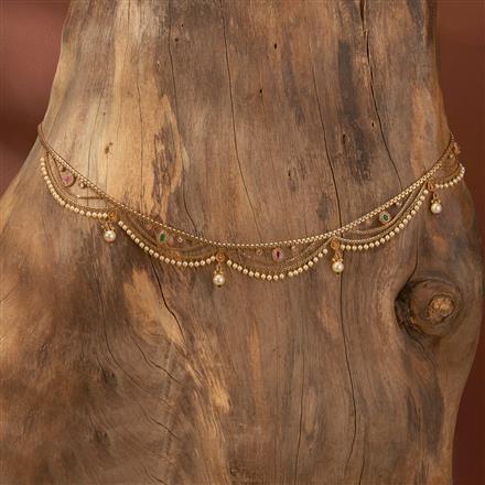 Antique Pearl Belt With Gold Plating