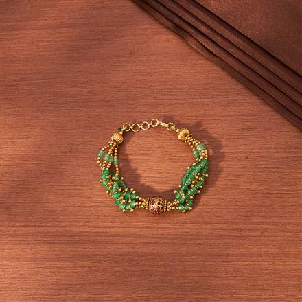 Antique Adjustable Bracelet With Gold Plating