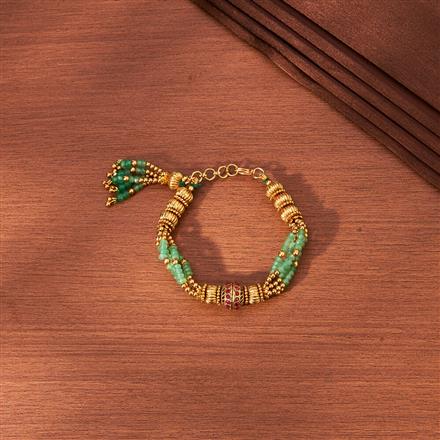 Antique Adjustable Bracelet With Gold Plating