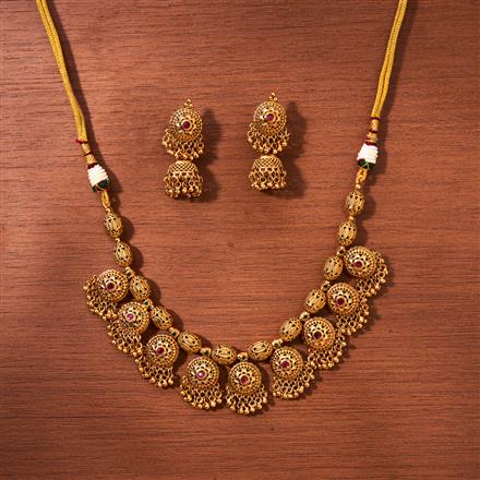 Antique Classic Necklace With Gold Plating