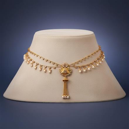 Antique Moti Belt With Gold Plating