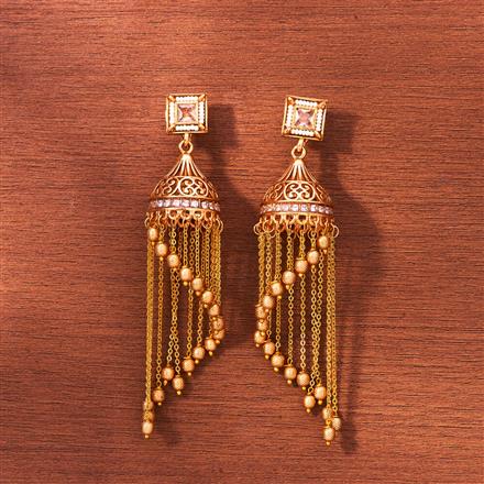 Antique Jhumki With Gold Plating