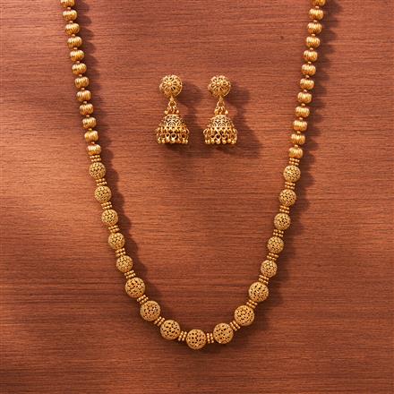 Antique Mala Necklace With Gold Plating