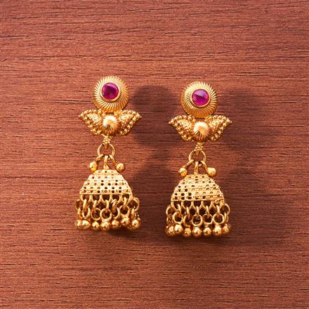 Antique Jhumki With Gold Plating