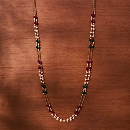 Antique Mala Necklace With Gold Plating