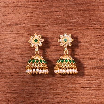 Antique Jhumki With Gold Plating
