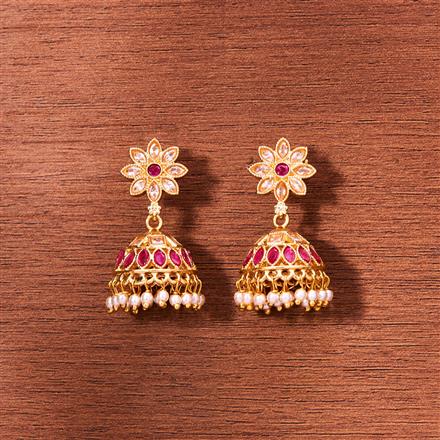Antique Jhumki With Gold Plating